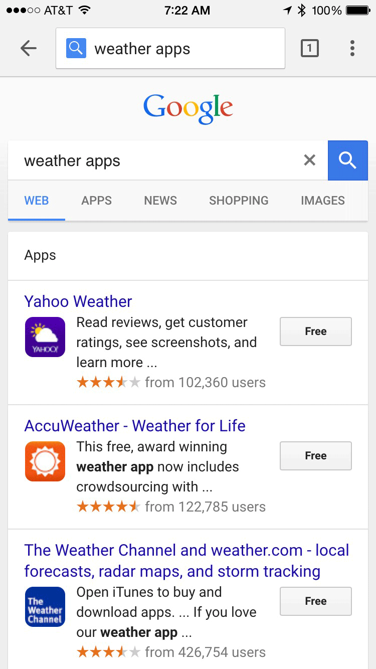 google-mobile-ancien-resultat-app