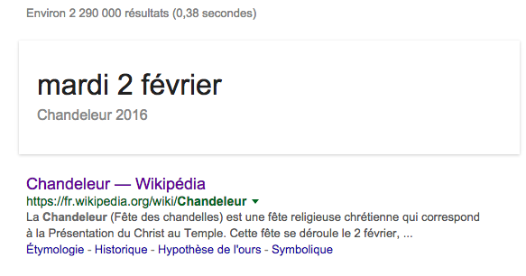 google-chandeleur